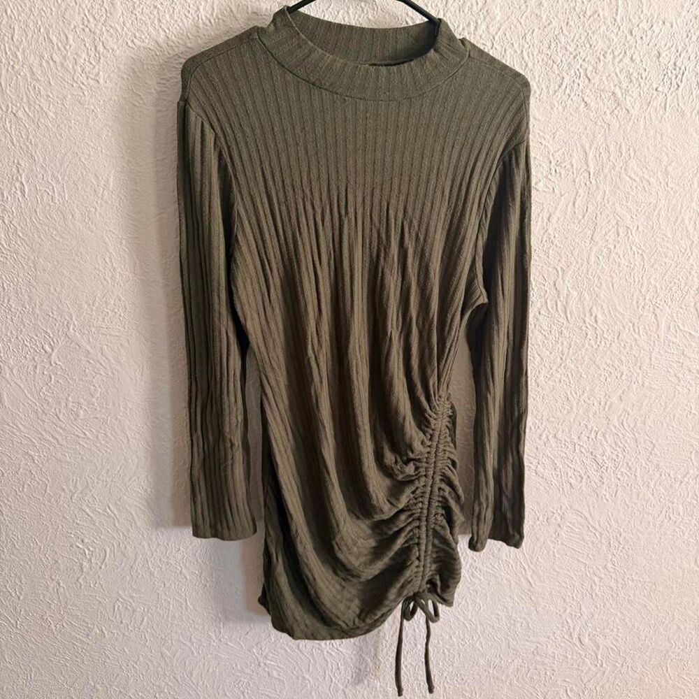 No-boundaries Women's Khaki and Green Dress